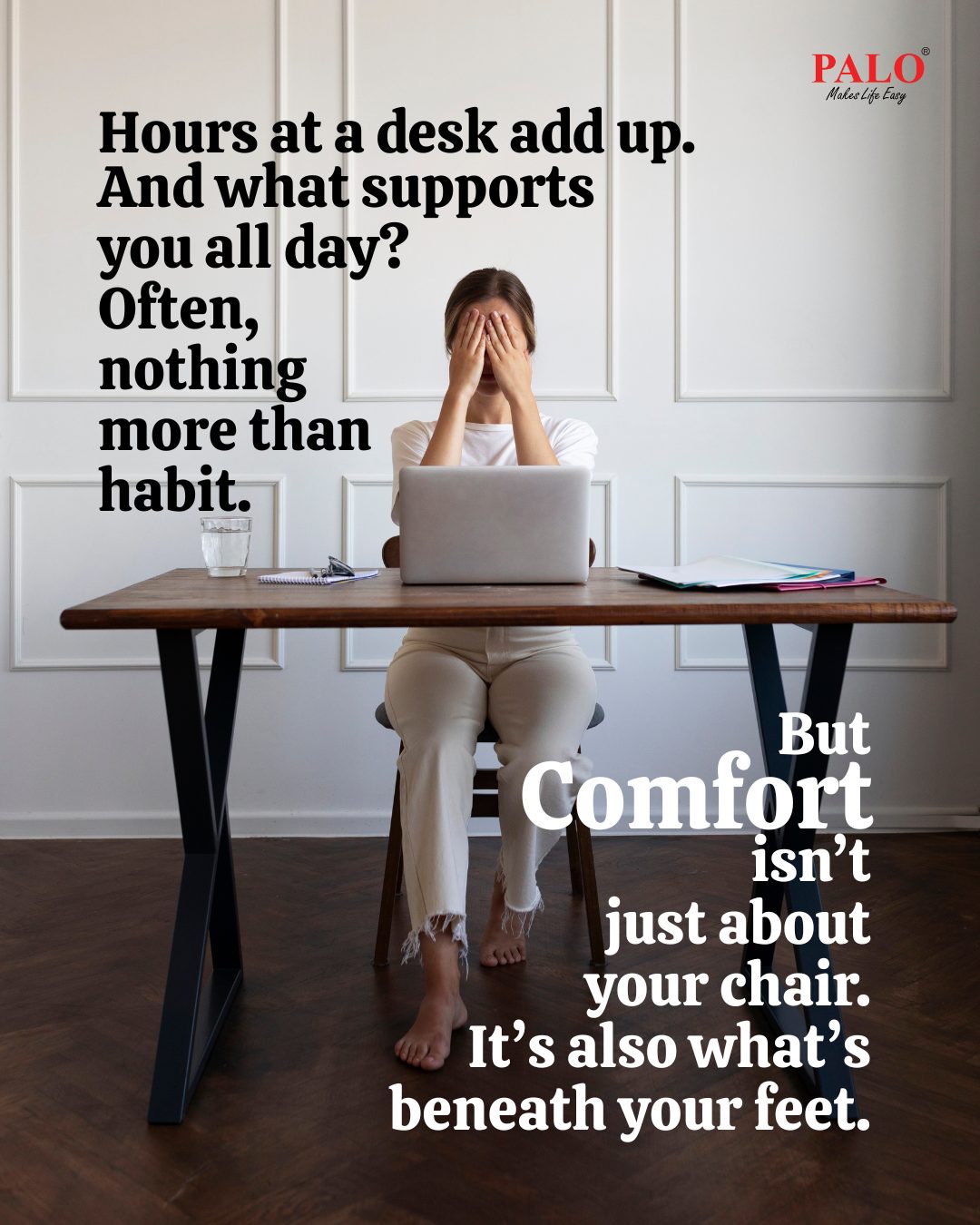 Comfort Myths Busted: Why Every Desk Worker Needs a PALO Footrest
