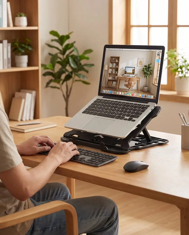 PALO Adjustable, Foldable & Revolving Laptop Stand