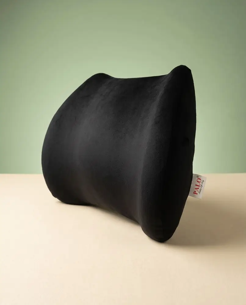 PALO049 PALO Orthopedic Back Support with Memory Foam, Black Velvet