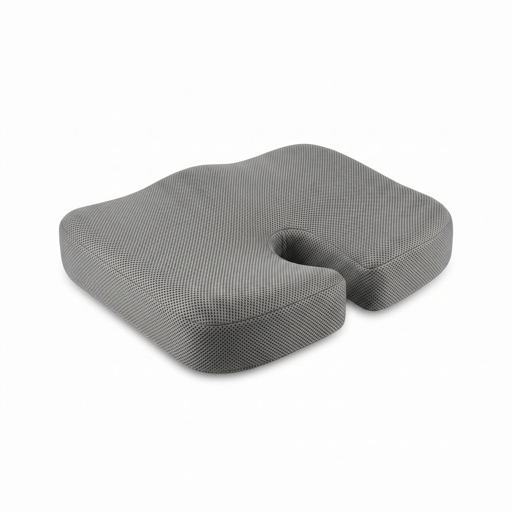 PALO056 PALO U Curve Orthopedic Memory Foam Coccyx Seat Cushion, Grey