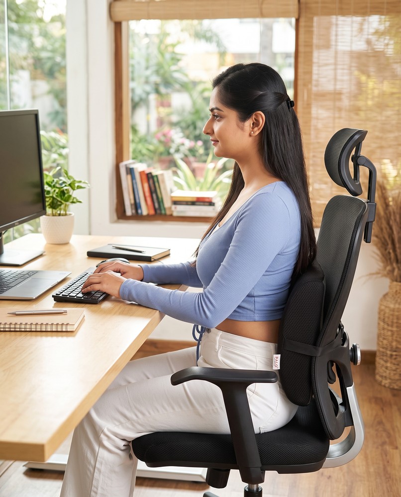 PALO Premium Ergonomic Backrest with Memory Foam
