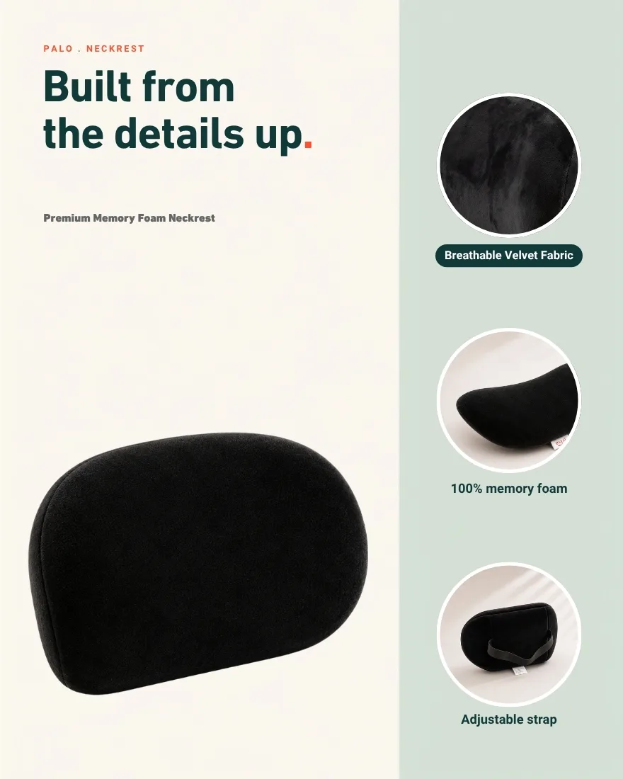 PALO Premium Memory Foam Neckrest