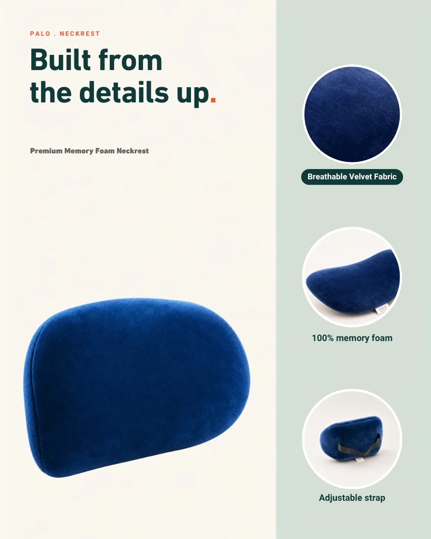 PALO Premium Memory Foam Neckrest