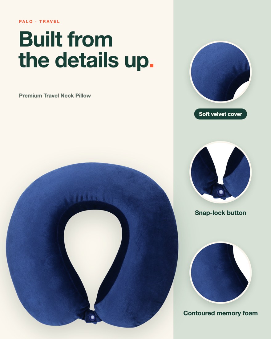 PALO Premium Travel Neck Pillow
