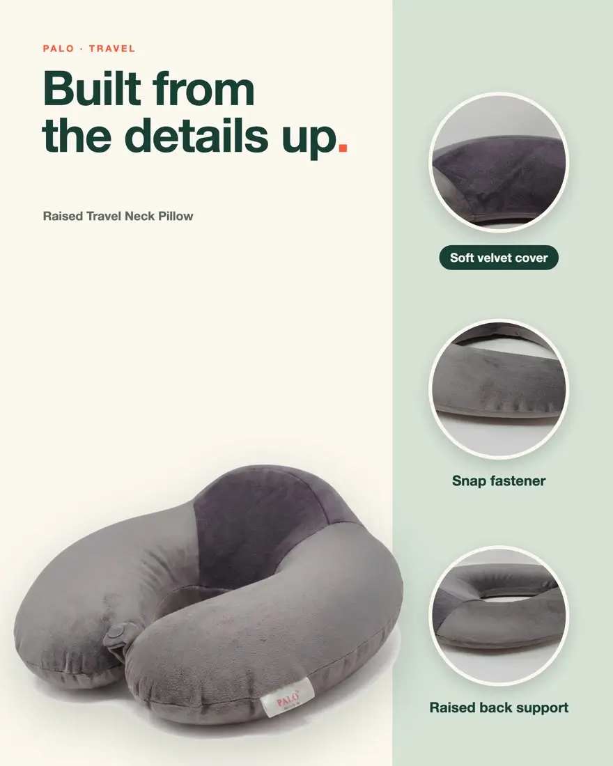 PALO Raised Travel Neck Pillow