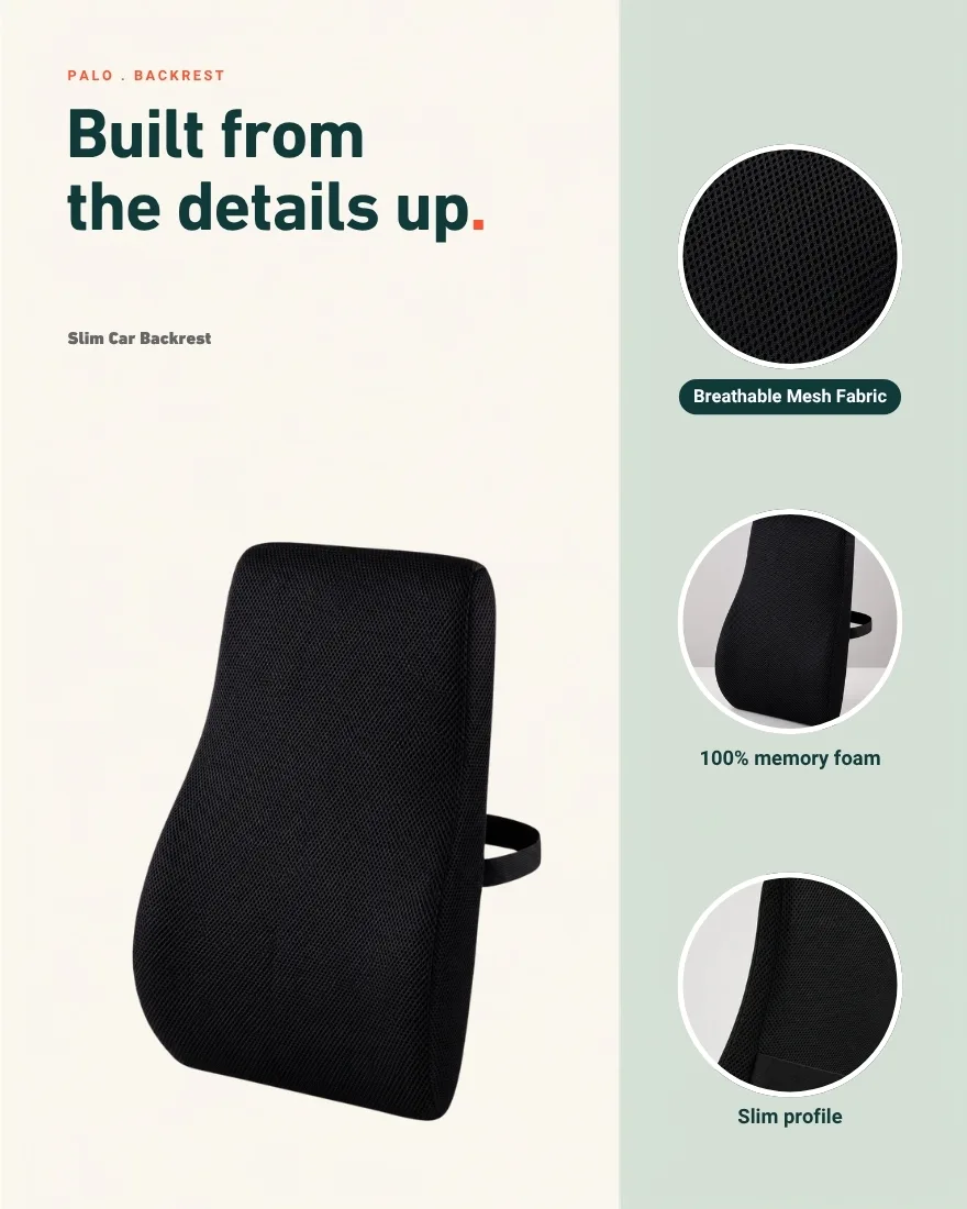 PALO Slim Car Backrest