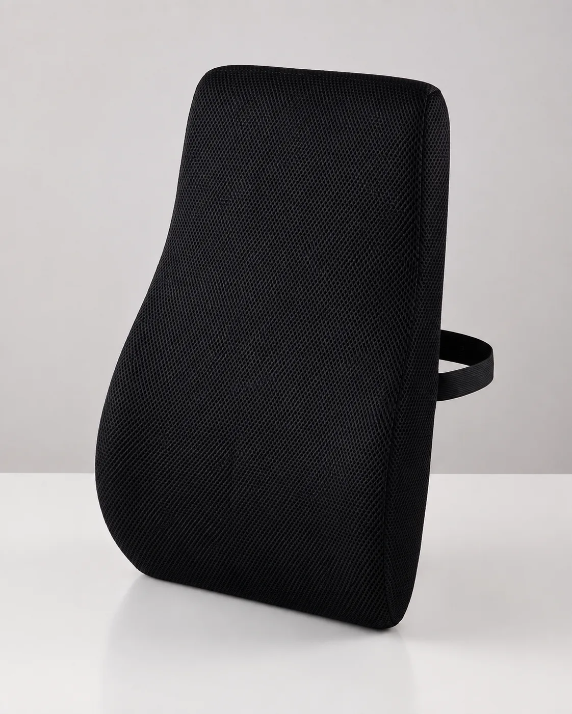 PALO069 PALO Slim Car Backrest With Adjustable Elastic and Locking Buckle, Black